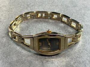 Rumours Women's Quartz Tonneau Watch Light Gold Tone Brushed Dial 7" Working